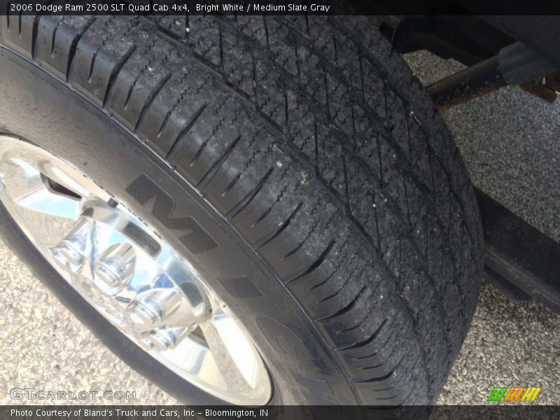 Bright White / Medium Slate Gray 2006 Dodge Ram 2500 SLT Quad Cab 4x4