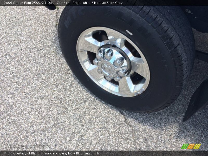 Bright White / Medium Slate Gray 2006 Dodge Ram 2500 SLT Quad Cab 4x4