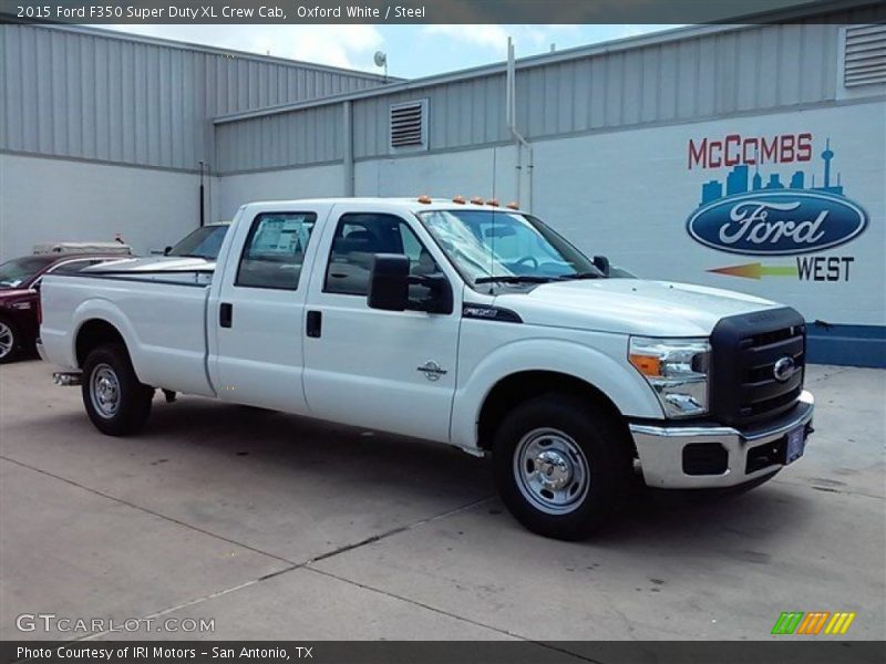 Oxford White / Steel 2015 Ford F350 Super Duty XL Crew Cab