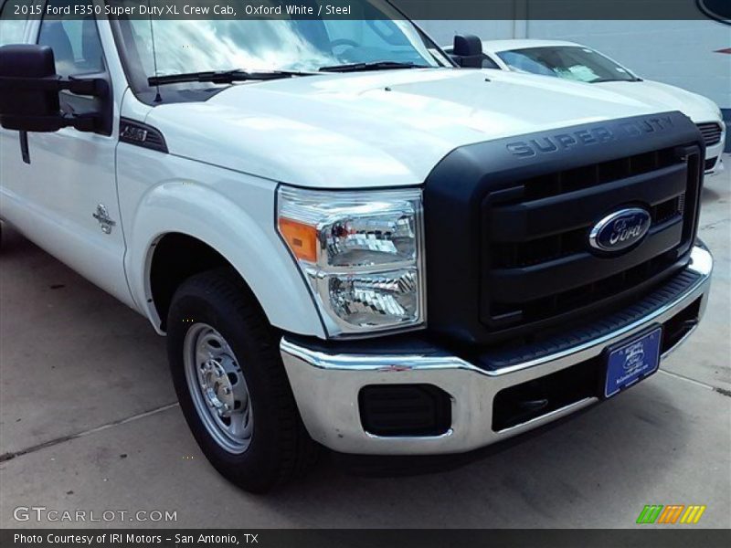 Oxford White / Steel 2015 Ford F350 Super Duty XL Crew Cab