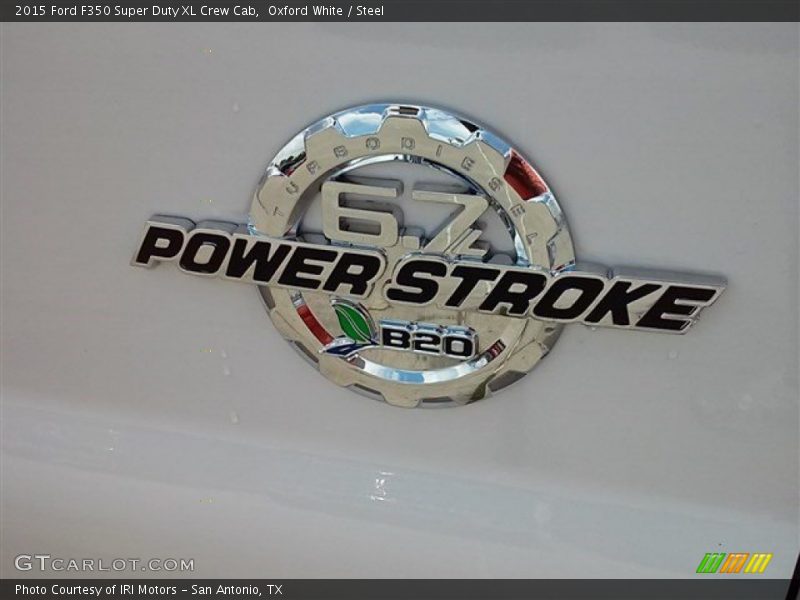 Oxford White / Steel 2015 Ford F350 Super Duty XL Crew Cab