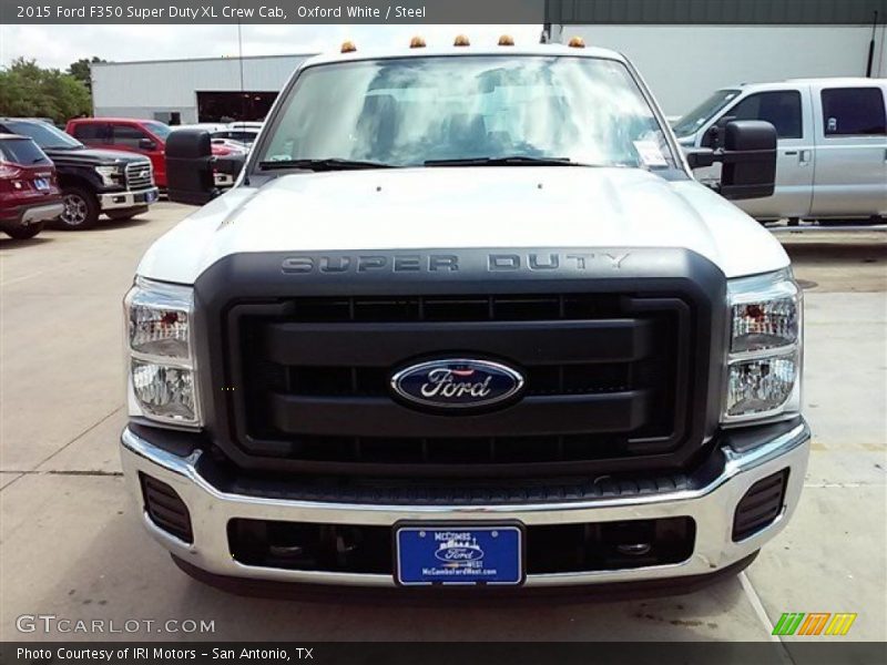 Oxford White / Steel 2015 Ford F350 Super Duty XL Crew Cab