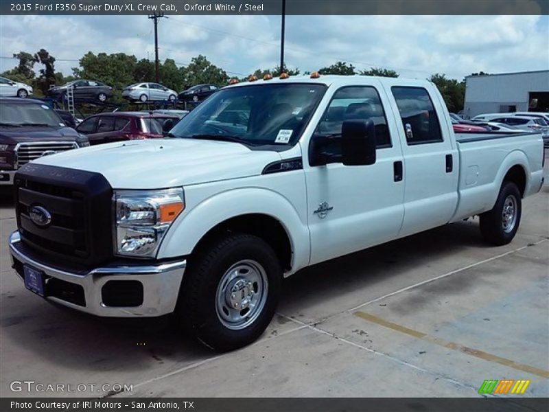 Oxford White / Steel 2015 Ford F350 Super Duty XL Crew Cab