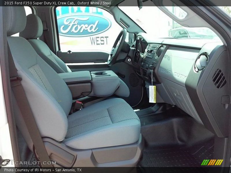 Oxford White / Steel 2015 Ford F350 Super Duty XL Crew Cab