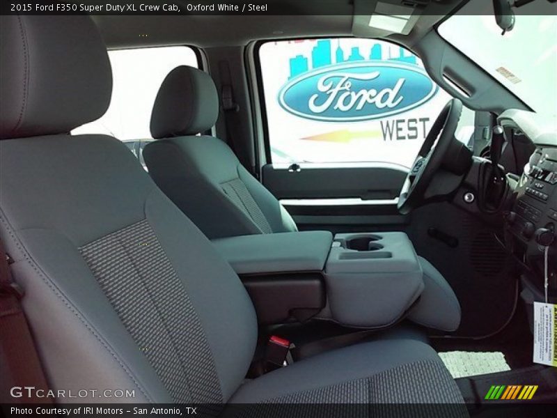 Oxford White / Steel 2015 Ford F350 Super Duty XL Crew Cab