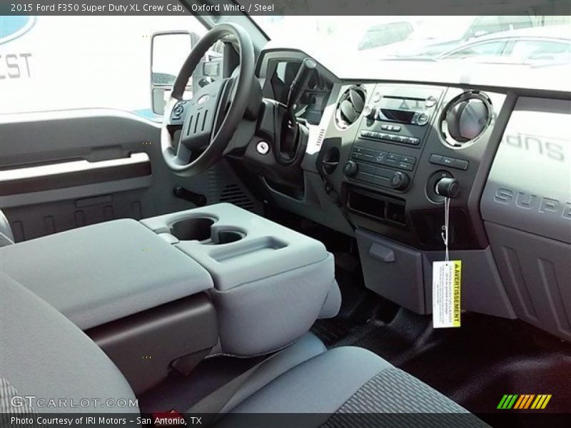 Oxford White / Steel 2015 Ford F350 Super Duty XL Crew Cab
