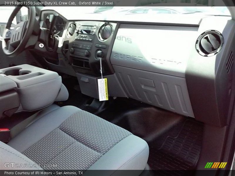 Oxford White / Steel 2015 Ford F350 Super Duty XL Crew Cab