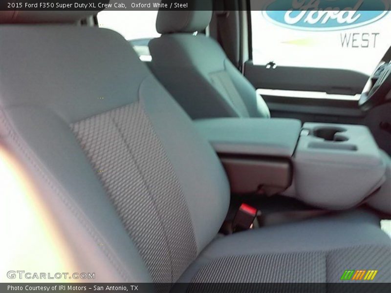 Oxford White / Steel 2015 Ford F350 Super Duty XL Crew Cab