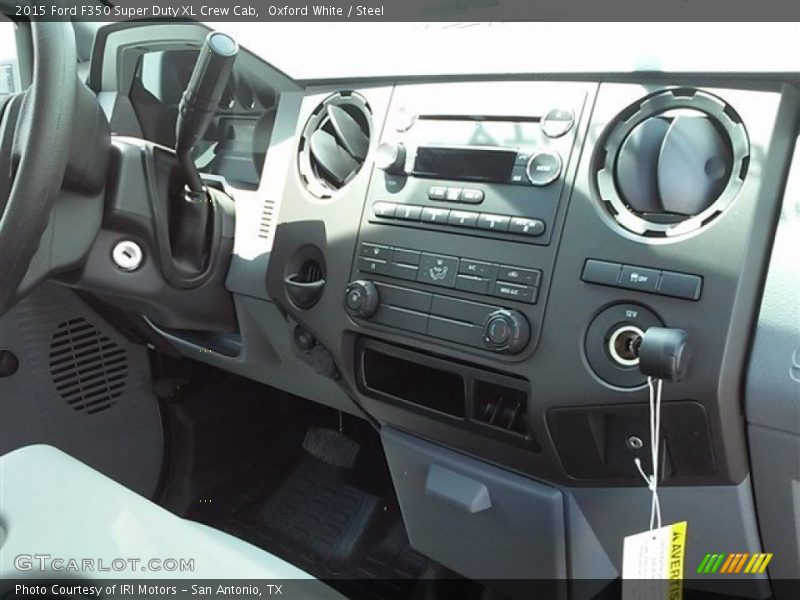 Oxford White / Steel 2015 Ford F350 Super Duty XL Crew Cab
