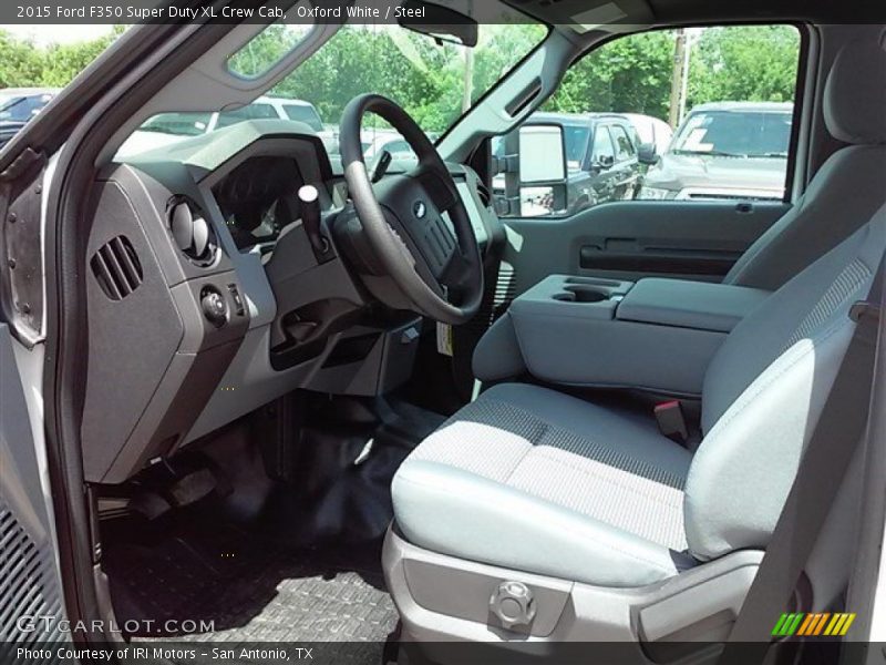 Oxford White / Steel 2015 Ford F350 Super Duty XL Crew Cab