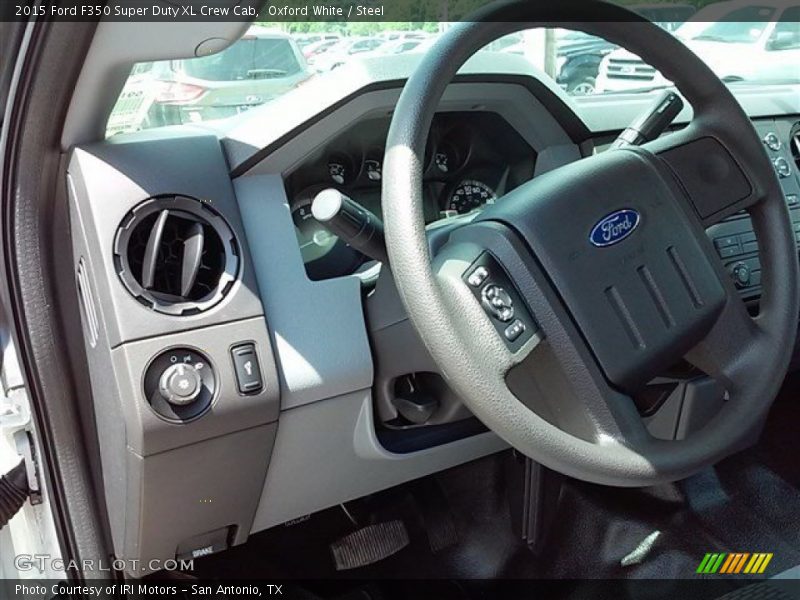 Oxford White / Steel 2015 Ford F350 Super Duty XL Crew Cab