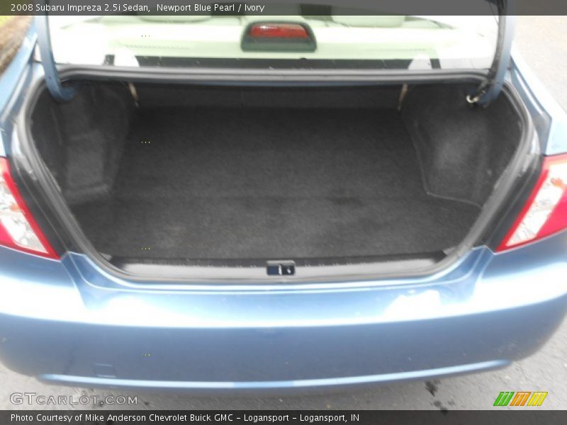 Newport Blue Pearl / Ivory 2008 Subaru Impreza 2.5i Sedan