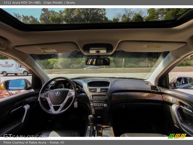 Grigio Metallic / Ebony 2012 Acura MDX SH-AWD