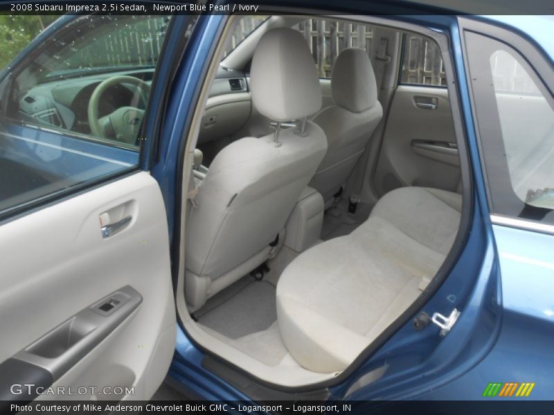 Newport Blue Pearl / Ivory 2008 Subaru Impreza 2.5i Sedan