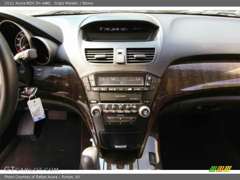 Grigio Metallic / Ebony 2012 Acura MDX SH-AWD