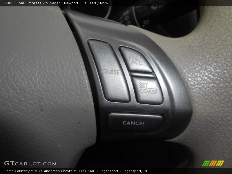 Newport Blue Pearl / Ivory 2008 Subaru Impreza 2.5i Sedan