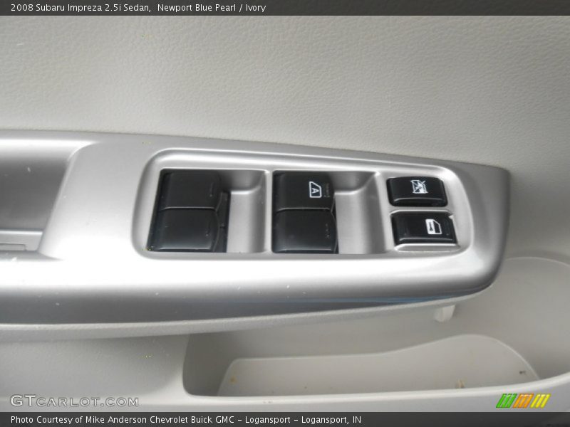 Newport Blue Pearl / Ivory 2008 Subaru Impreza 2.5i Sedan