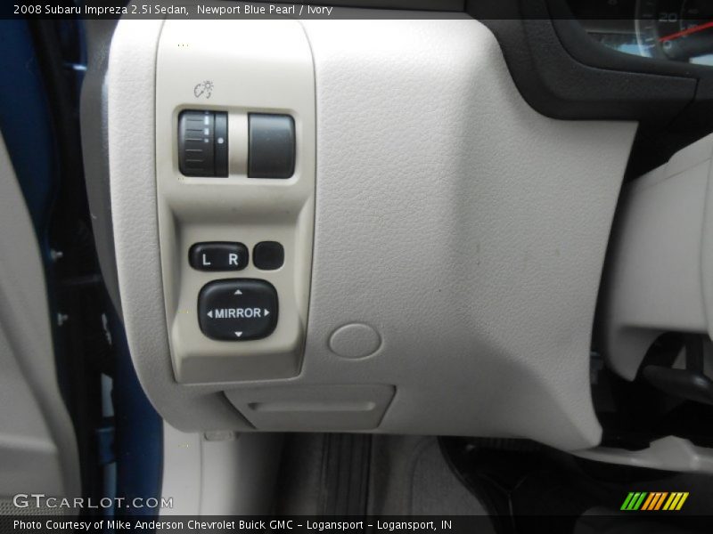 Newport Blue Pearl / Ivory 2008 Subaru Impreza 2.5i Sedan