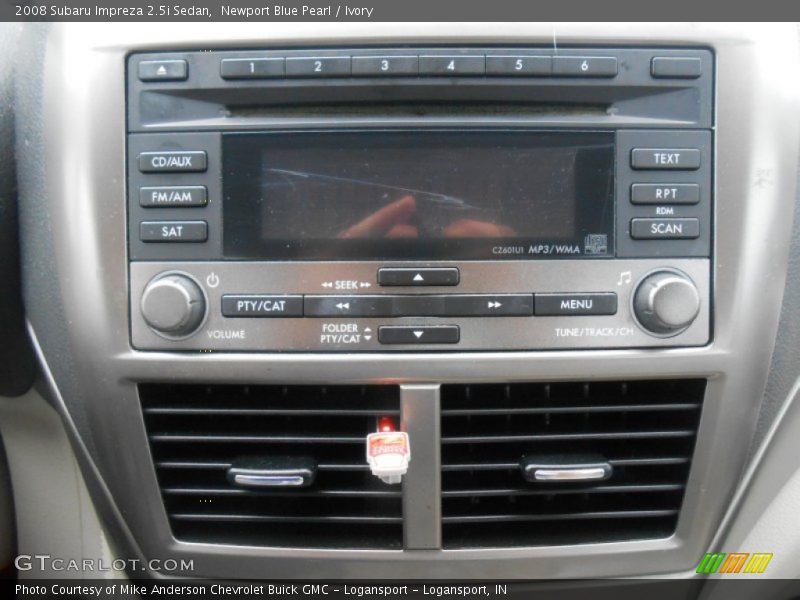 Newport Blue Pearl / Ivory 2008 Subaru Impreza 2.5i Sedan