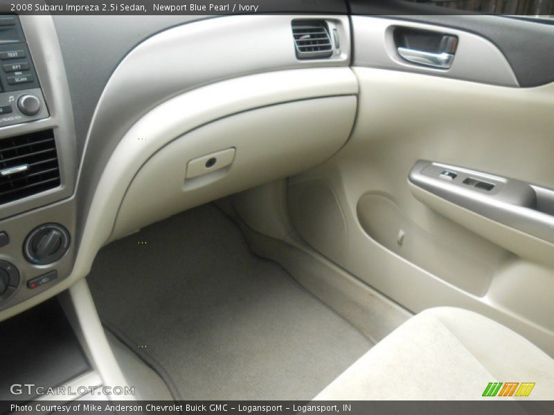 Newport Blue Pearl / Ivory 2008 Subaru Impreza 2.5i Sedan