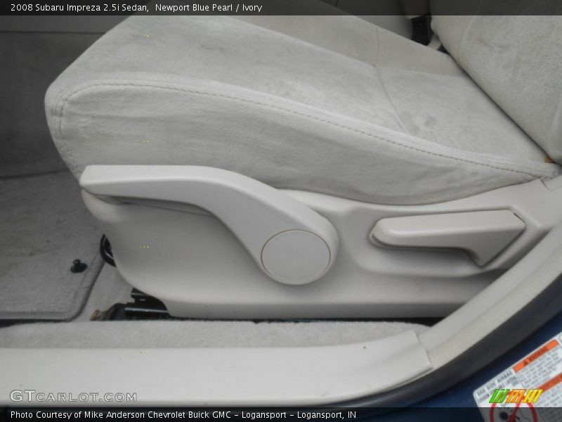 Newport Blue Pearl / Ivory 2008 Subaru Impreza 2.5i Sedan