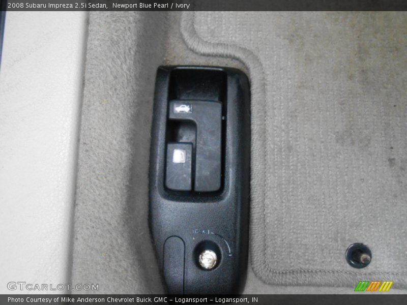 Newport Blue Pearl / Ivory 2008 Subaru Impreza 2.5i Sedan