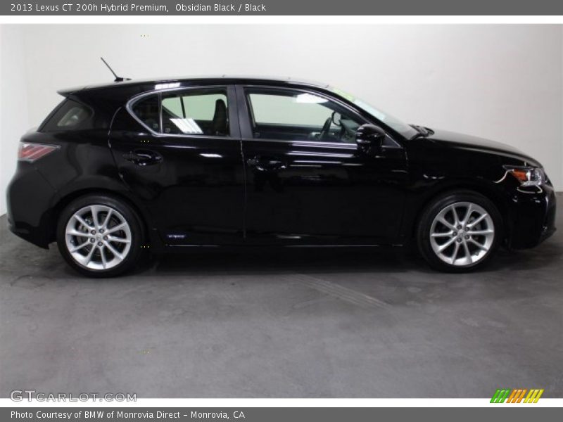 Obsidian Black / Black 2013 Lexus CT 200h Hybrid Premium