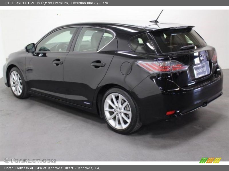 Obsidian Black / Black 2013 Lexus CT 200h Hybrid Premium