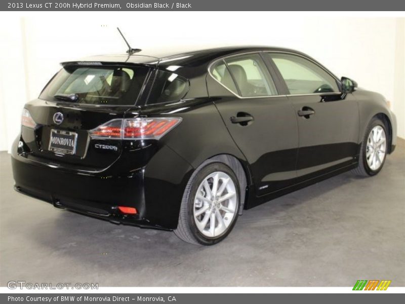 Obsidian Black / Black 2013 Lexus CT 200h Hybrid Premium