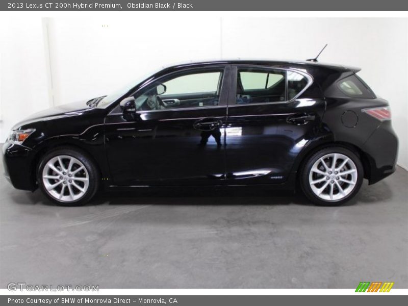 Obsidian Black / Black 2013 Lexus CT 200h Hybrid Premium