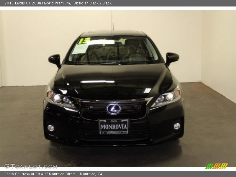 Obsidian Black / Black 2013 Lexus CT 200h Hybrid Premium
