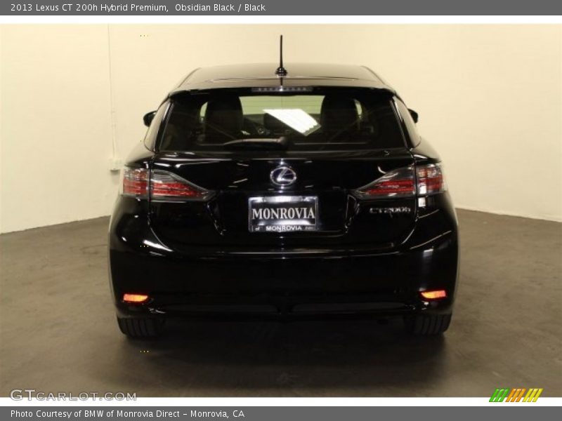 Obsidian Black / Black 2013 Lexus CT 200h Hybrid Premium