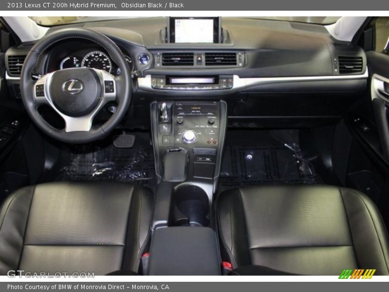 Obsidian Black / Black 2013 Lexus CT 200h Hybrid Premium