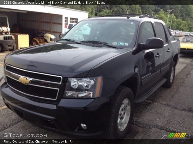 Black / Ebony 2013 Chevrolet Avalanche LT 4x4 Black Diamond Edition