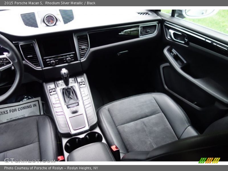 Rhodium Silver Metallic / Black 2015 Porsche Macan S