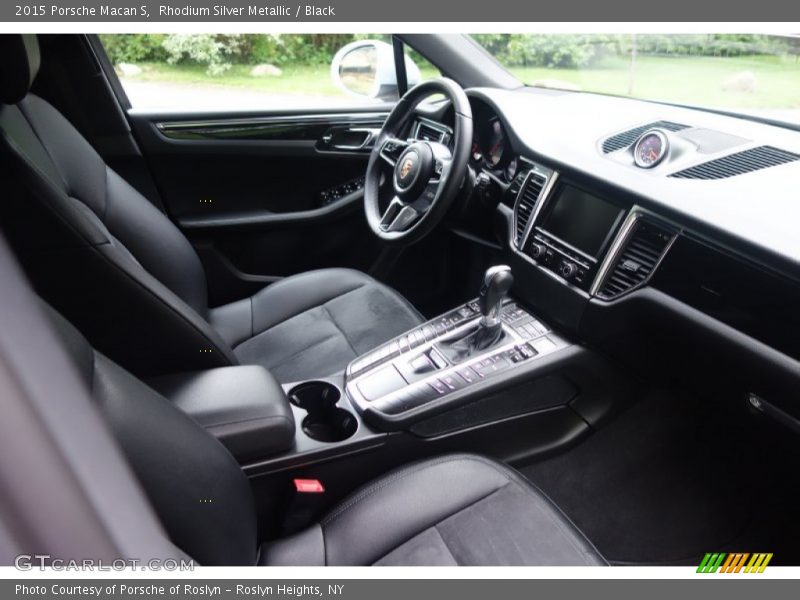 Rhodium Silver Metallic / Black 2015 Porsche Macan S