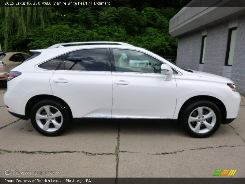 Starfire White Pearl / Parchment 2015 Lexus RX 350 AWD