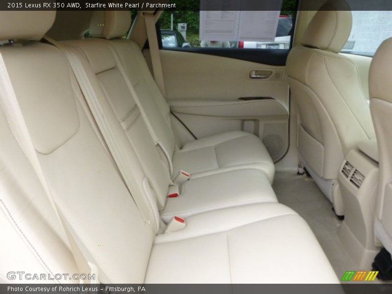 Starfire White Pearl / Parchment 2015 Lexus RX 350 AWD