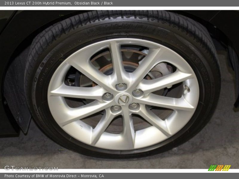 Obsidian Black / Black 2013 Lexus CT 200h Hybrid Premium