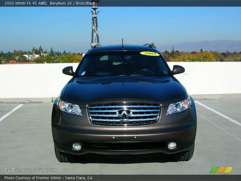 Beryllium 16 / Brick/Black 2003 Infiniti FX 45 AWD
