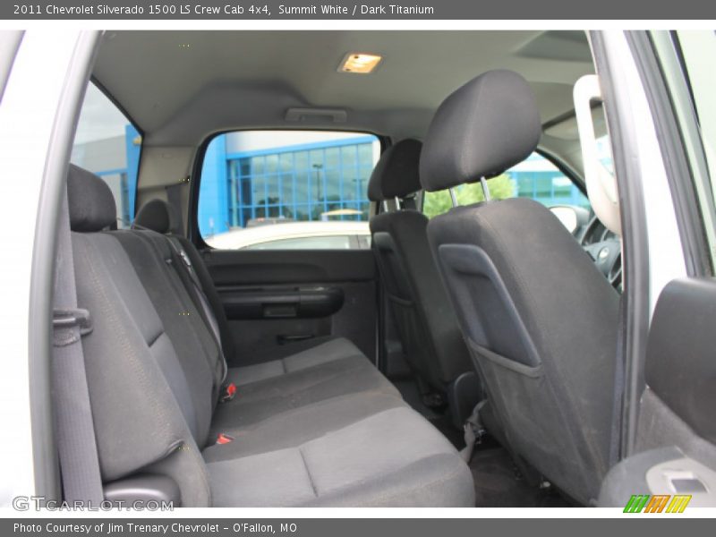 Summit White / Dark Titanium 2011 Chevrolet Silverado 1500 LS Crew Cab 4x4