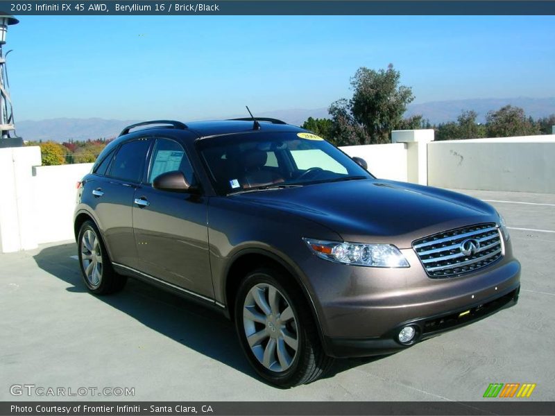 Beryllium 16 / Brick/Black 2003 Infiniti FX 45 AWD