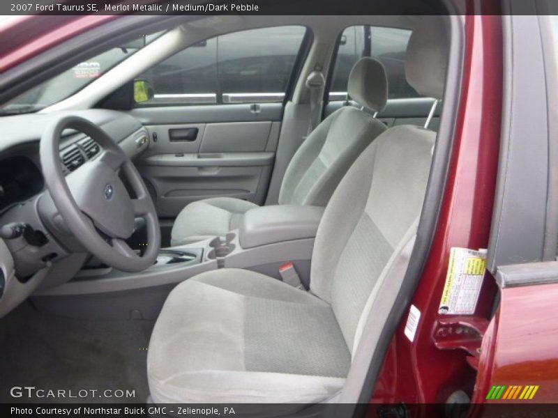 Merlot Metallic / Medium/Dark Pebble 2007 Ford Taurus SE