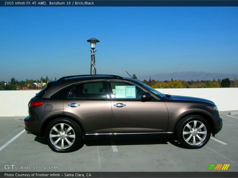 Beryllium 16 / Brick/Black 2003 Infiniti FX 45 AWD