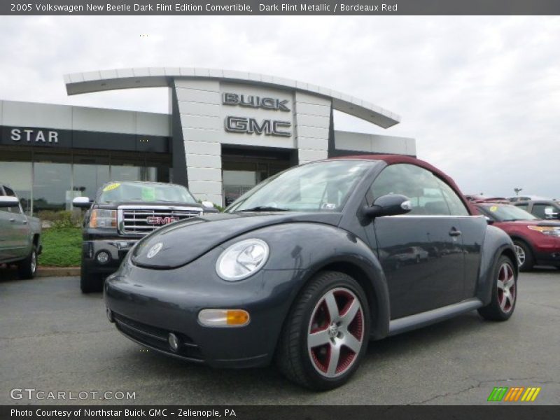 Dark Flint Metallic / Bordeaux Red 2005 Volkswagen New Beetle Dark Flint Edition Convertible