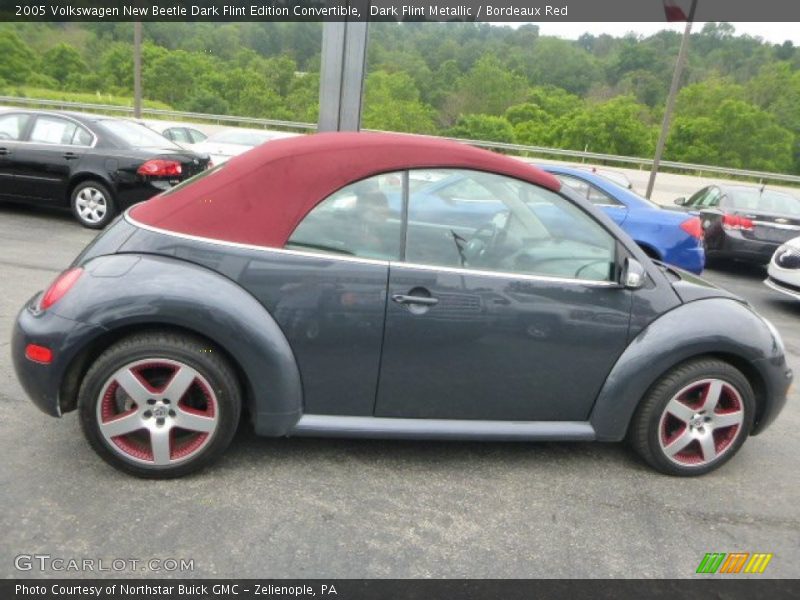 Dark Flint Metallic / Bordeaux Red 2005 Volkswagen New Beetle Dark Flint Edition Convertible