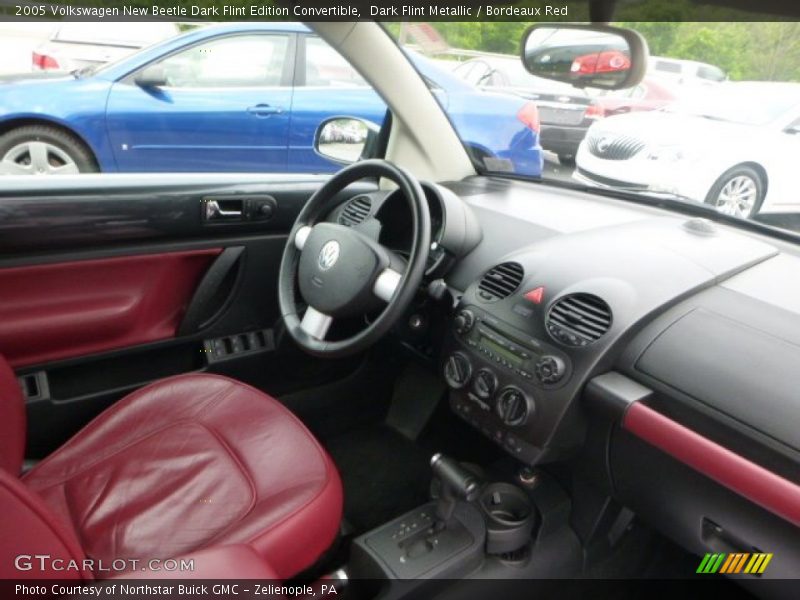 Dark Flint Metallic / Bordeaux Red 2005 Volkswagen New Beetle Dark Flint Edition Convertible