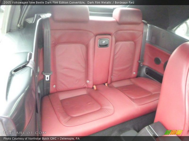 Rear Seat of 2005 New Beetle Dark Flint Edition Convertible