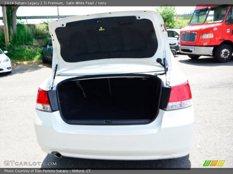 Satin White Pearl / Ivory 2014 Subaru Legacy 2.5i Premium