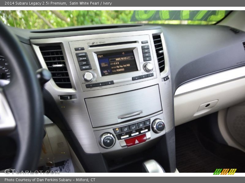 Satin White Pearl / Ivory 2014 Subaru Legacy 2.5i Premium